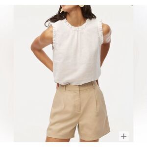 $68 J. Crew tank high neck ruffle tank size small m12